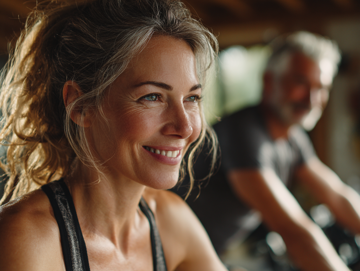 Людина медитує після тренування